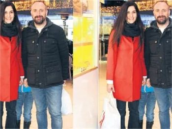 Ali, Halit Ergenç ve Bergüzar Korel'in arkasına saklandı!