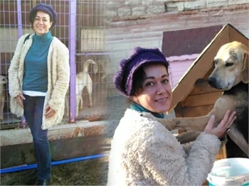 Bennu Yıldırımlar'ın hayvan sevgisi!