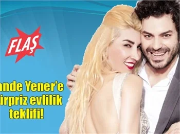 Ozan Öğüt'ten Hande Yener'e evlilik teklifi!