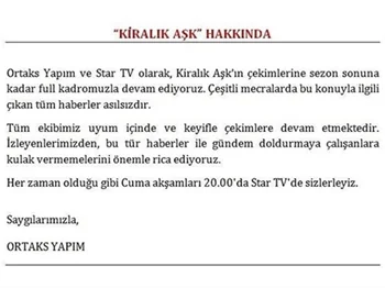 Elçin Sangu Kiralık Aşk'tan ayrılıyor mu?