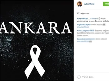 Ünlülerin Ankara'daki patlamaya tepkileri!