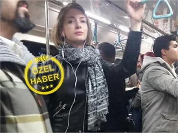 Yasemin Allen metroda!