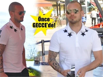 Wesley Sneijder hayranlarını kırmadı!