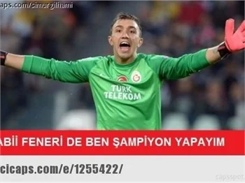 Galatasaray-Beşiktaş derbisi sonrası caps yağdı