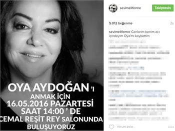 Oya Aydoğan'ın vefatı sevenlerini yasa boğdu!