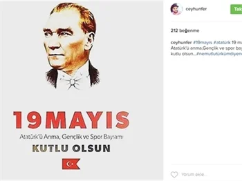 Ünlüler 19 Mayıs Atatürk Anma, Gençlik ve Spor Bayramı için neler paylaştı?