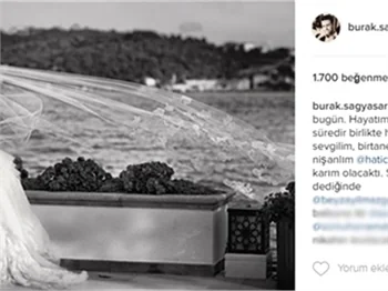 Hatice Şendil ve Burak Sağyaşar'dan 1. yıl kutlaması!