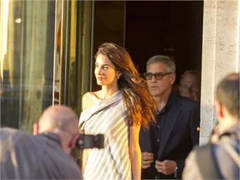 Amal Clooney'in zor anları