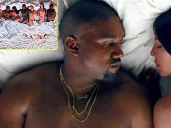 Kanye West'ten çıplaklar klibi