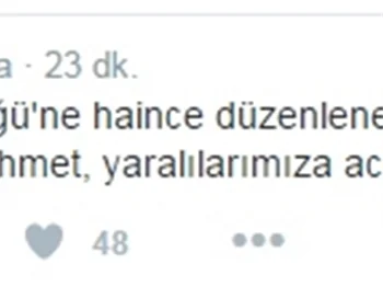 Ünlü isimlerden teröre lanet 'tweet'leri...