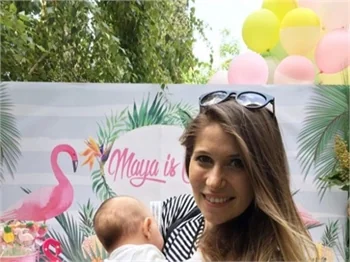 Nefise Karatay'ın kızı Maya 1 yaşında