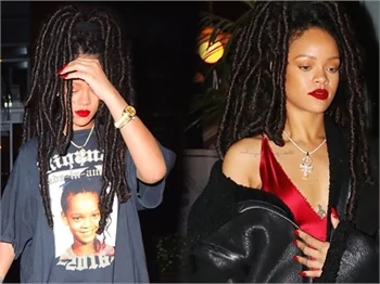 Rihanna'nın yeni saçları!
