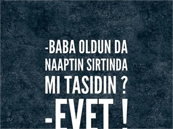 Cem Yılmaz: Baba oldun da sırtında mı taşıdın?