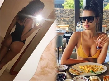 Irina Shayk'ın çay keyfi!