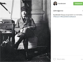 Ünlüler 10 Kasım'da Atatürk'ü saygı ve özlemle andı!
