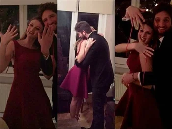 Gizem Karaca yüzüğü taktı! Kemal Ekmekçi'yle nişanlandı