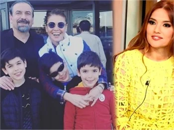 Gülben Ergen'in Mustafa Erdoğan ve çocuklarıyla mutlu günü