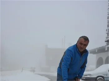 Uludağ'a nisan karı