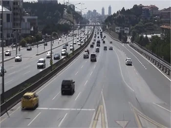 İstanbul'da alışılmadık görüntüler...