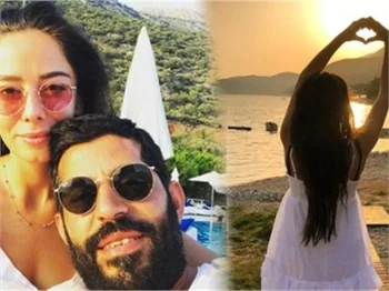 Merve Sevi ve Çalkan Algün'ün balayından ilk pozlar geldi!