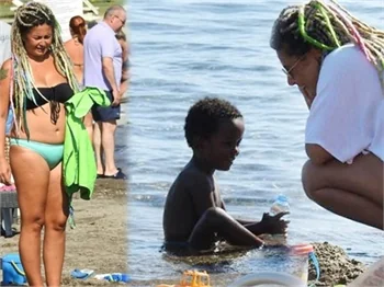 Esra Akkaya'nın oğluyla yeni yaşamı!