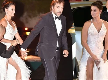 Penelope Cruz'un dekoltesi olay oldu!