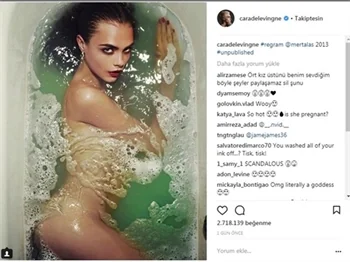 Cara Delevingne nefes kesti!
