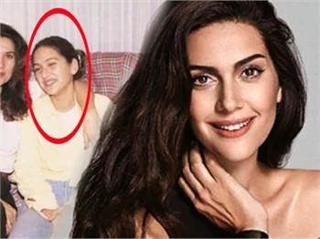 Bergüzar Korel'in küçüklük fotoğrafı şaşırttı!
