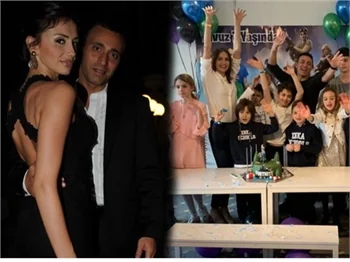 Mustafa Sandal ve Emina Jahovic'in doğum günü buluşması!