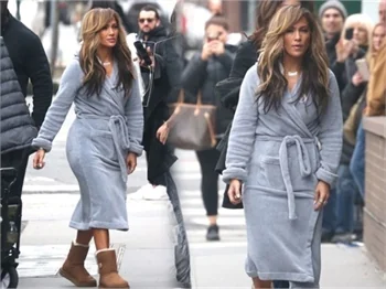 Jennifer Lopez sokakta bornozla görüntülendi!