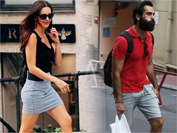Hande Ataizi genç sevgilisiyle görüntülendi.