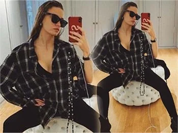 Serenay Sarıkaya paylaştı, fotoğraftaki detay olay oldu!