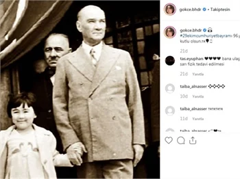 Ünlülerin 29 Ekim Cumhuriyet Bayramı paylaşımları!