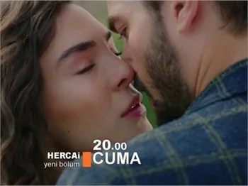 Hercai'de öpüşme sahnesi olay oldu!