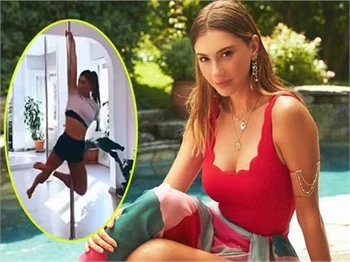 Şeyma Subaşı'ndan seksi direk dansı!
