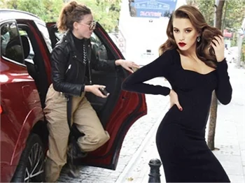 Serenay Sarıkaya trafiği birbirine kattı!