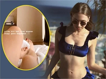 Duygu Özaslan'ın bacak fotoğrafı Twitter gündemine girdi!