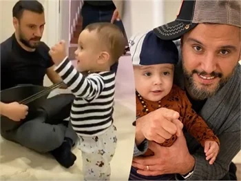 Alişan çaldı, oğlu Burak dans etti!