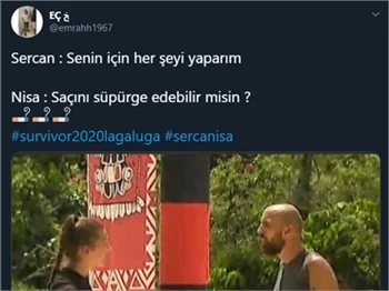 Survivor'da Sercan, Nisa'ya açıldı... Sosyal medya sallandı!