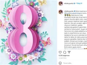 Ünlülerden '8 Mart Dünya Kadınlar Günü' paylaşımları