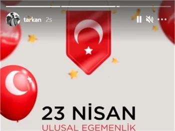 Ünlü isimlerden '23 Nisan' paylaşımları!
