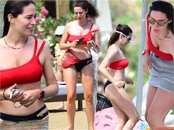 Belçim Bilgin de sezonu Bodrum'da açtı!