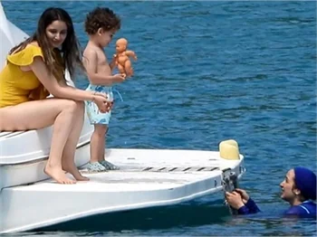 Gökçe Akyıldız'ın Bodrum keyfi