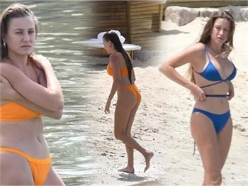 Serenay Sarıkaya'nın deniz keyfi