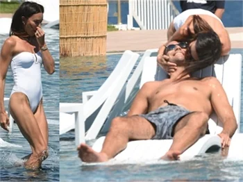 Hande Ataizi ile Dinç Aydoğdu'nun Bodrum romantizmi