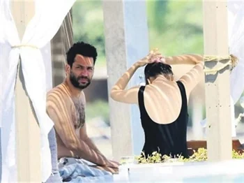 Murat Yıldırım-Iman Elbani, Bodrum tatilinde!