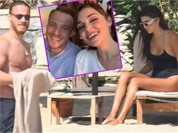 Hande Erçel ile Kerem Bürsin'in romantik tatili!