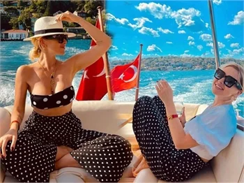 Hadise'den tekne paylaşımı...