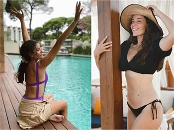 Pelin Akil yaza böyle veda etti!