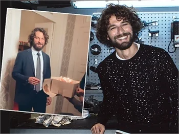 Birkan Sokullu'ya 'Masumlar Apartmanı' setinden doğum günü sürprizi!
